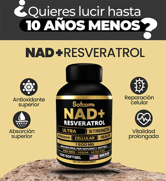 NAD + Resveratrol 100 Cápsulas